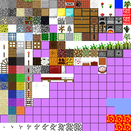 The full block texture atlas